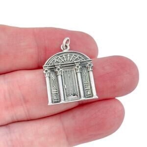 Vintage Sterling Silver 925 Charleston Waring House Door Charm